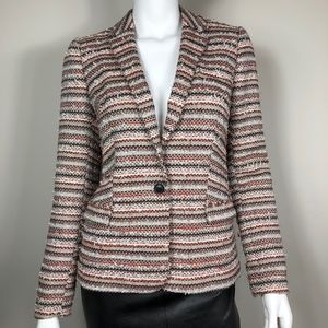 BB-12: Madewell multicolor blazer size 6 💫